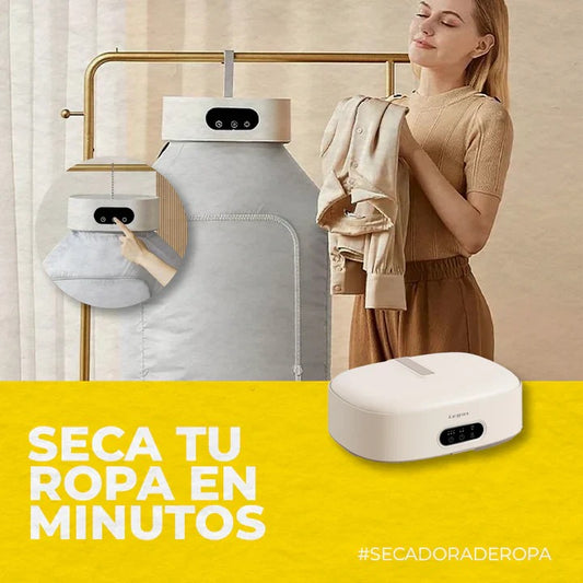 AeroDry Luxe™-Secado Portátil de Ropa con Estilo y Eficiencia