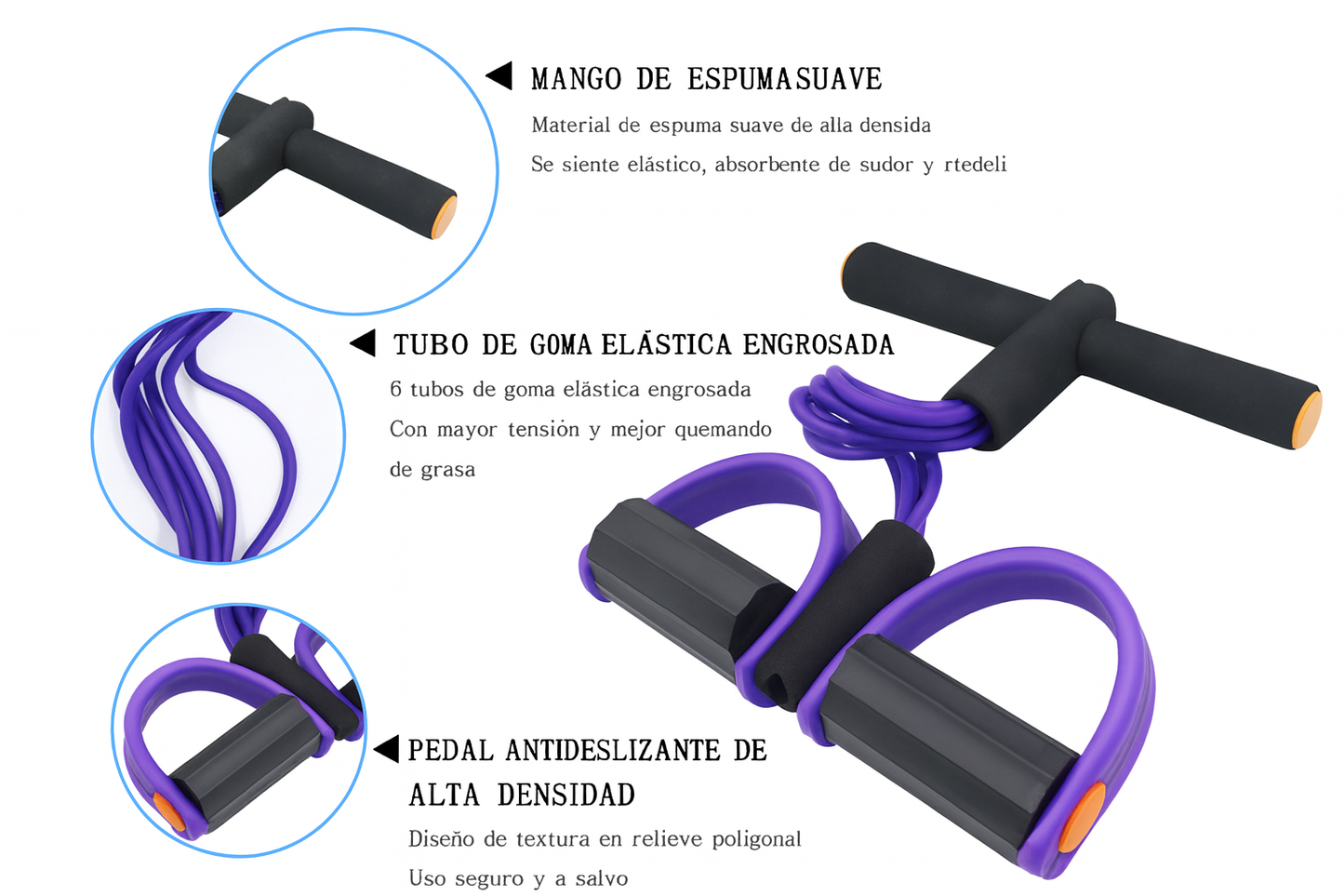 Fit Flex™ Moldea tu cuerpo desde casa con ligas de resistencia inteligentes