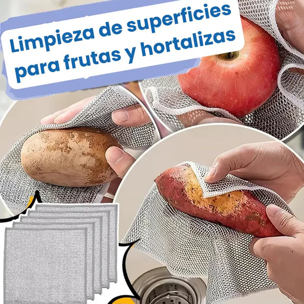 CleanPro™ Paños Profesionales de Limpieza (Pack de 5 Unidades)