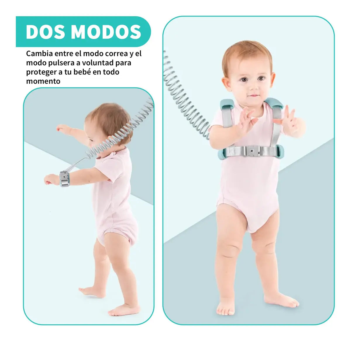SafeWalk Baby™ Arnés de Seguridad con Correa y Llave para Niños