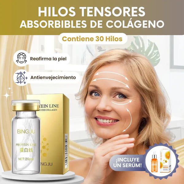 Collagenix™ Hilos Tensores Absorbibles de Colágeno + Serúm