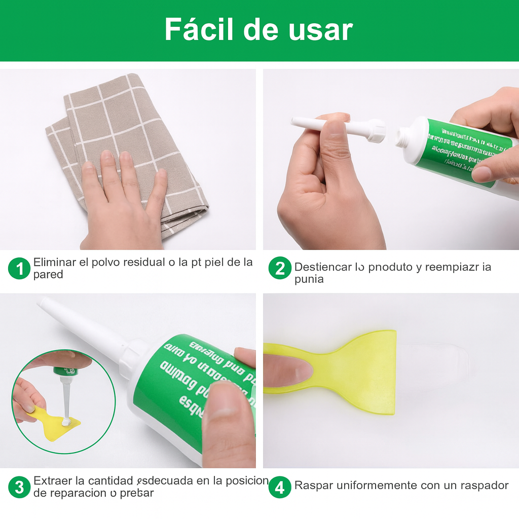 WallFix Pro™ Repara fácil y rápido grietas y paredes