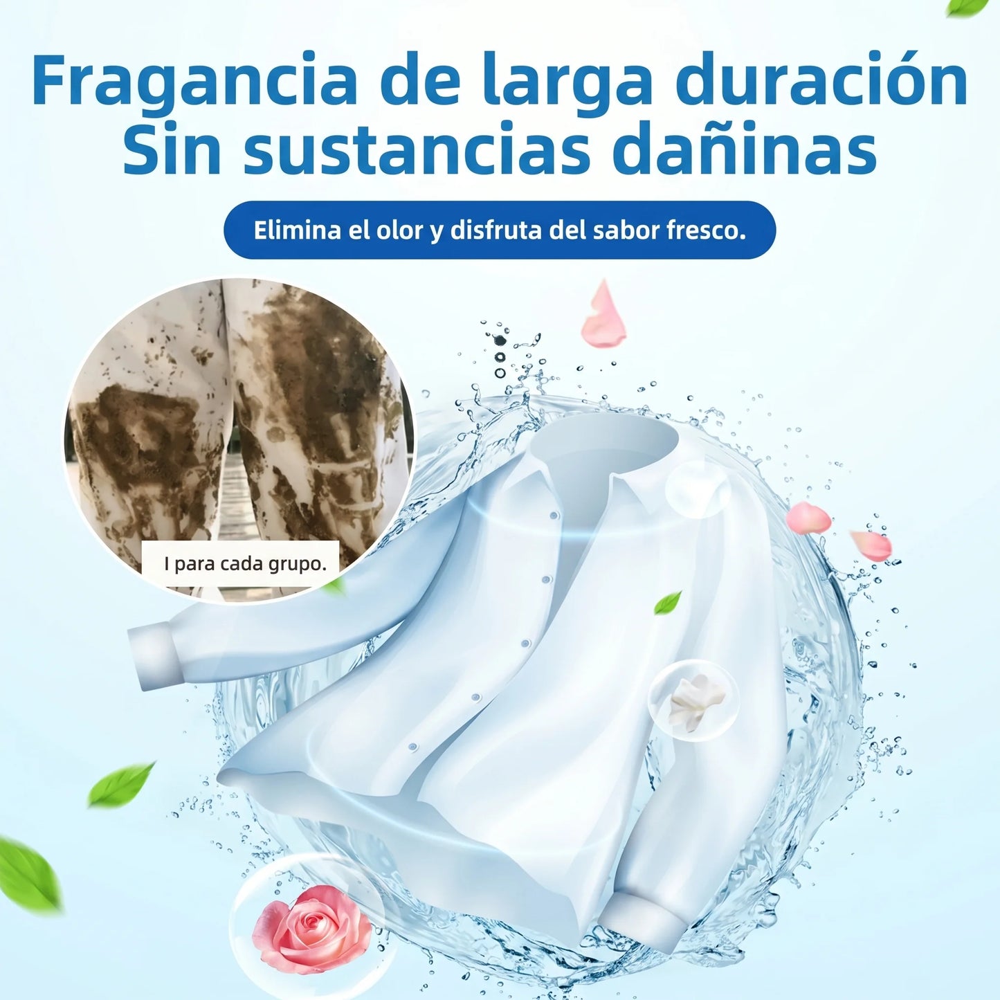 WashSheet™ 30 Laminas de Detergente Compacto Ecológico