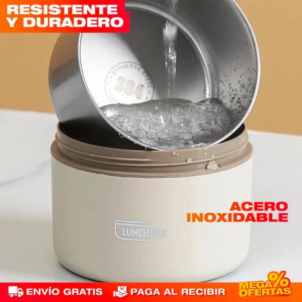 LunchBox™ Loncheras Elegantes y Térmicas de Acero Inoxidable