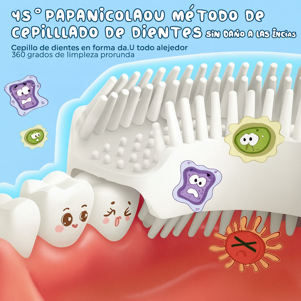 SmileKids™ Cepillo Dental 360° en Forma de U