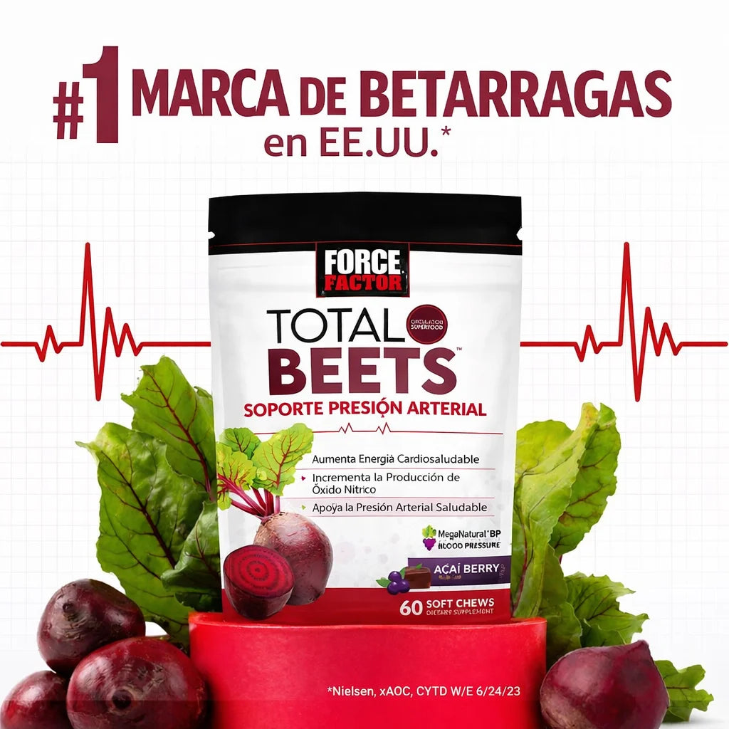 Total Beets™ Suplemento para Mejorar la Circulacion 60 Gomitas
