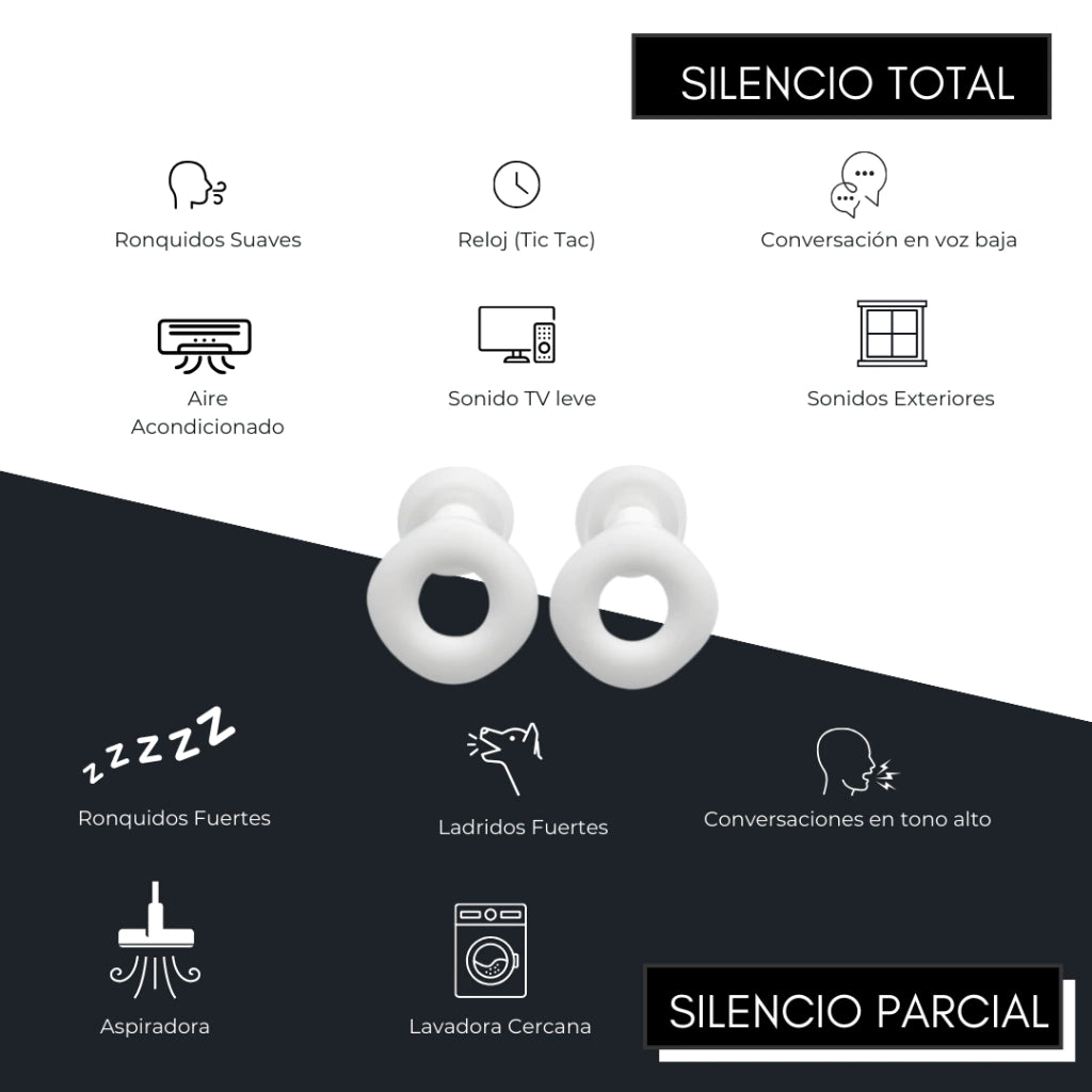 EarPlugs™ Silencio Cómodo en Cualquier Lugar 2x1