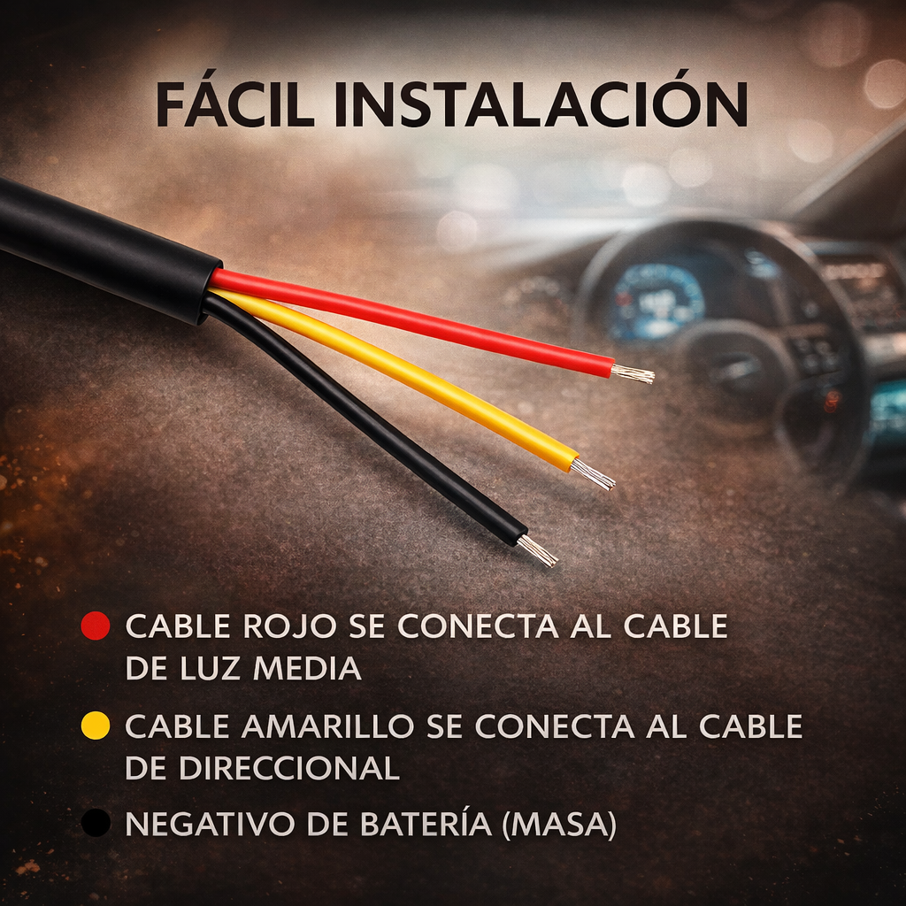 LumiDrive™ – Iluminación LED con efecto dinámico para tu carro