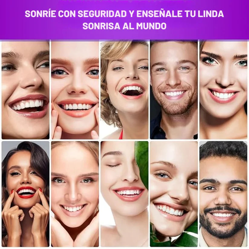 Hismile V34™ Luce una sonrisa más blanca al instante 2x1