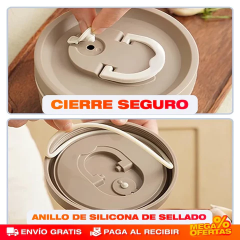 LunchBox™ Loncheras Elegantes y Térmicas de Acero Inoxidable