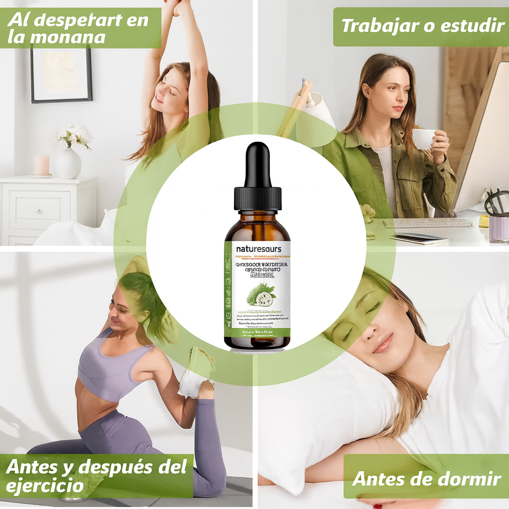 VitalGuan™ Extracto Líquido de Guanábana 100% Orgánica