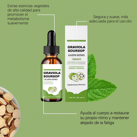 VitalGuan™ Extracto Líquido de Guanábana 100% Orgánica