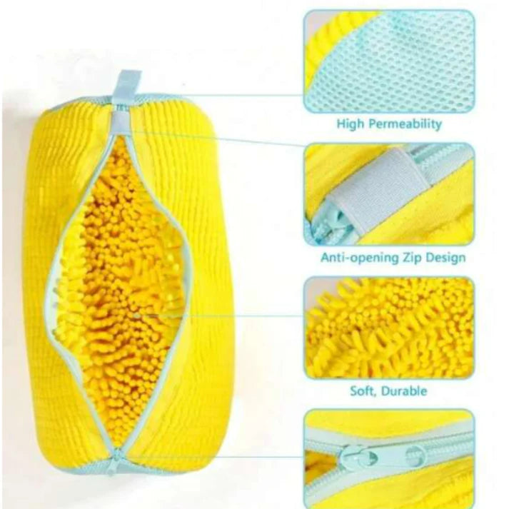 TenisClean 360™ – Bolsa Protectora para Lavar Zapatos en Lavadora