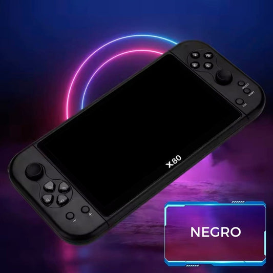 Consola Portátil X80™ Más de 20,000 juegos clásicos y modernos en tu bolsillo