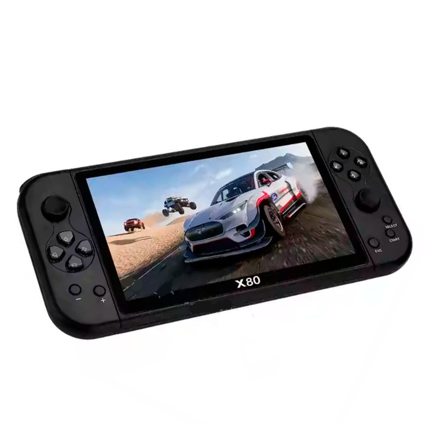 Consola Portátil X80™ Más de 20,000 juegos clásicos y modernos en tu bolsillo