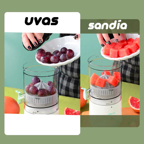 JuiceGo™ Tu exprimidor eléctrico para jugos frescos en donde estés