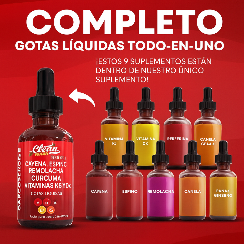CleanNutra™ – Gotas Naturales Todo en Uno