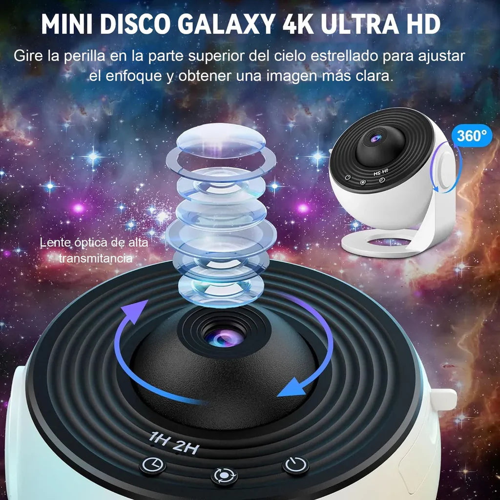 GalaxyLight Pro Transforma tu habitación en un universo de estrellas y nebulosas