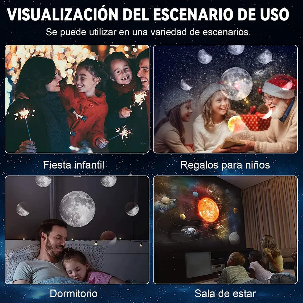 GalaxyLight Pro Transforma tu habitación en un universo de estrellas y nebulosas