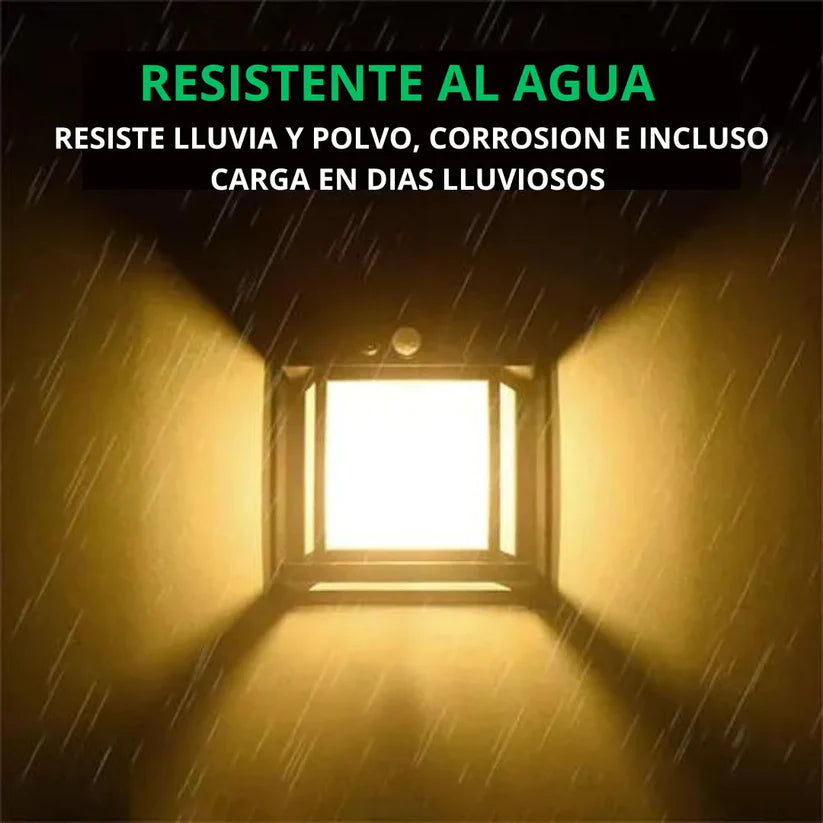 LuzGuard™  Iluminación solar inteligente para exteriores 2x1