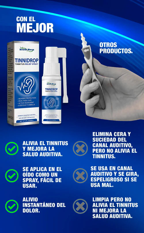 Tinnidrop™ Limpieza y Alivio Auditivo Natural 2x1