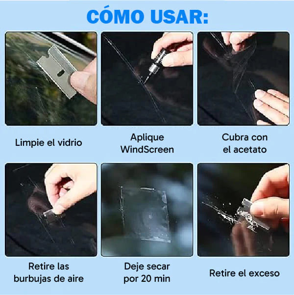 NanoShield™ Repara fisuras y protege tu cristal al instante 2x1