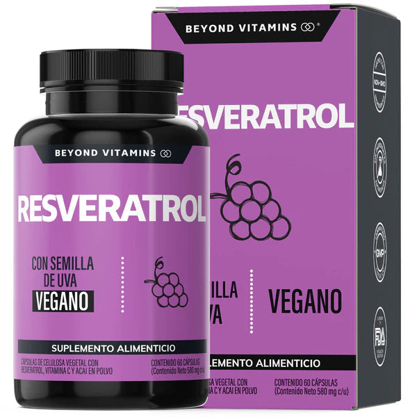 ResveraTrol™ – Poder antioxidante y juventud celular en cada cápsula
