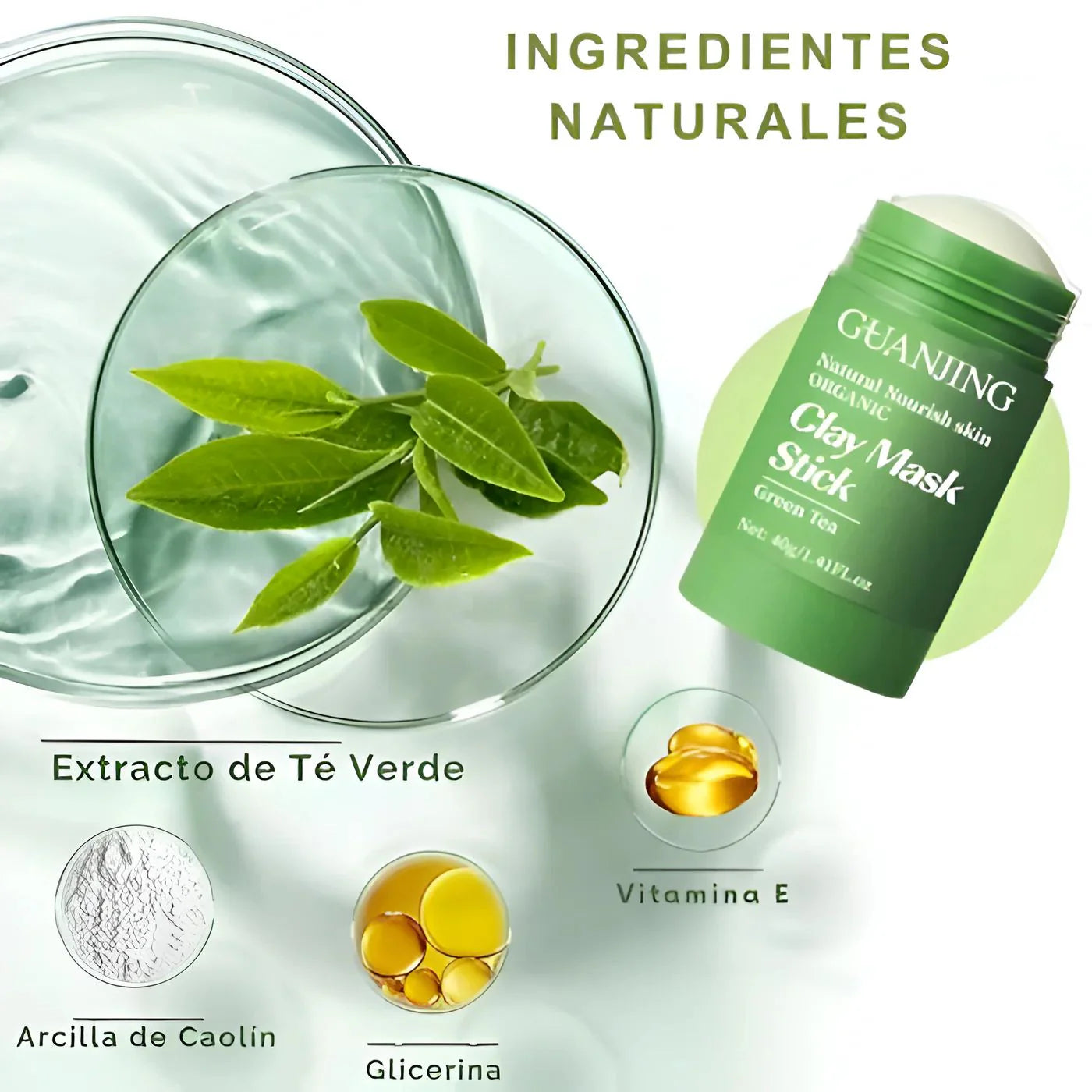 Mascarilla anti acné y puntos negros GREEN MASK™  2 x 1