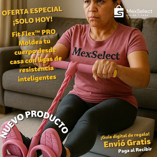 Fit Flex™ Moldea tu cuerpo desde casa con ligas de resistencia inteligentes