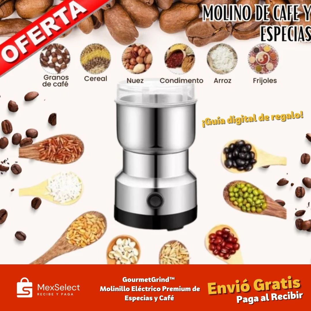 GourmetGrind™ –Molinillo Eléctrico Premium de Especias y Café