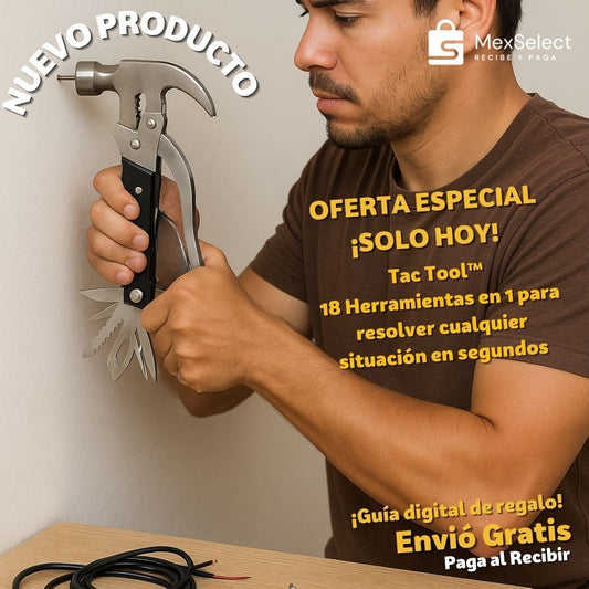 Tac Tool™ 18 Herramientas en 1 resuelve cualquier situación en segundos