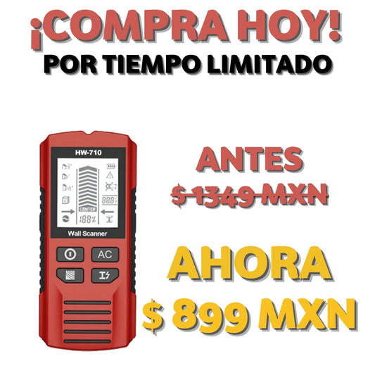 WallScan Pro™ Encuentra Vigas, Metal y Cables Antes de Perforar