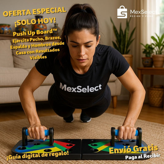 Push Up Board™   Ejercita Pecho, Brazos, Espalda y Hombros desde Casa