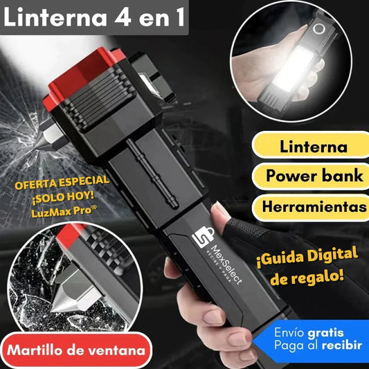 LuzMax Pro® La linterna táctica todo terreno que necesitas ¡Más Regalo!
