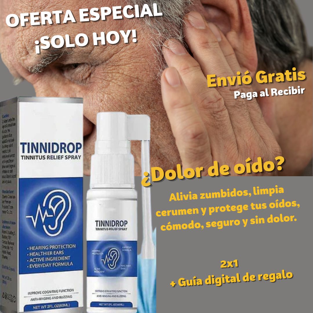 Tinnidrop™ Limpieza y Alivio Auditivo Natural 2x1