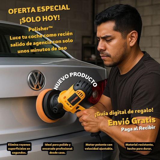 Polisher™  Tu auto impecable sin esfuerzo y desde casa