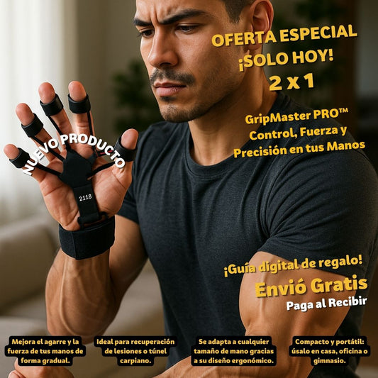GripMaster PRO™  Control, Fuerza y Coordinación en tus Manos 2x1