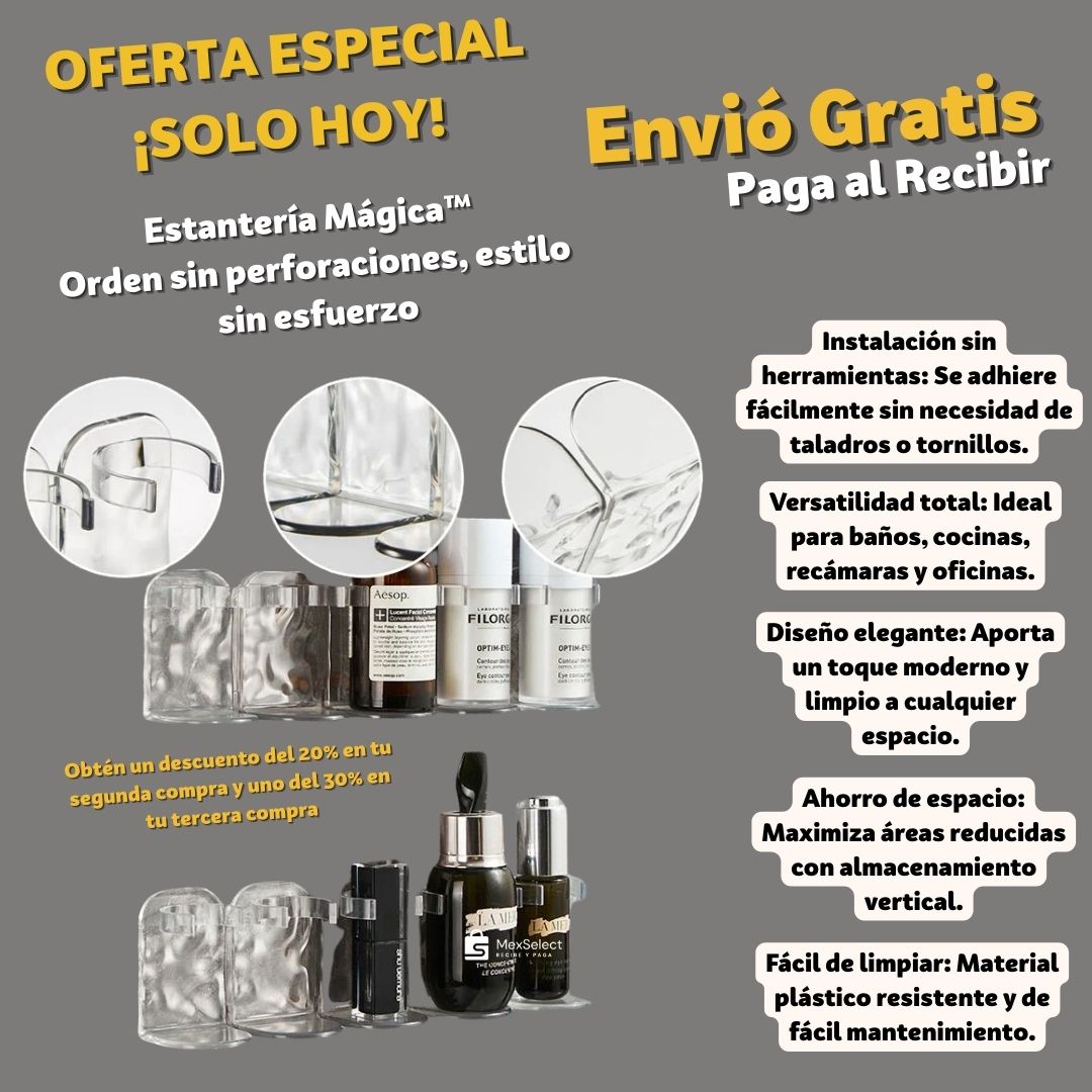 Estantería Mágica™  Transforma tus espacios en segundos