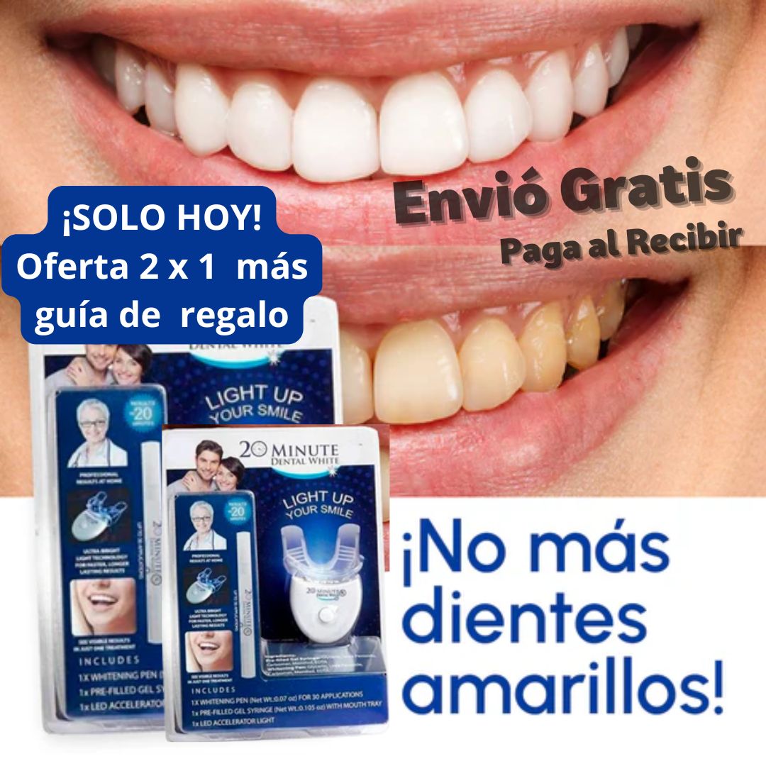 LumiSmile™ Dientes blancos en solo 20 min oferta 2x1