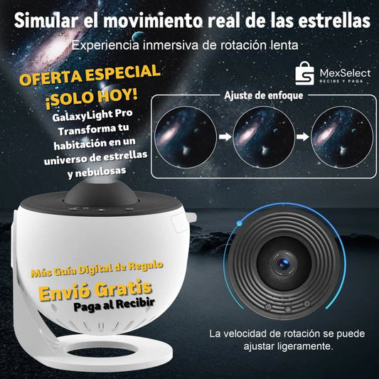 GalaxyLight Pro Transforma tu habitación en un universo de estrellas y nebulosas