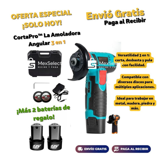 CortaPro™ Amoladora Angular Esmeril más KIT DE REGALO