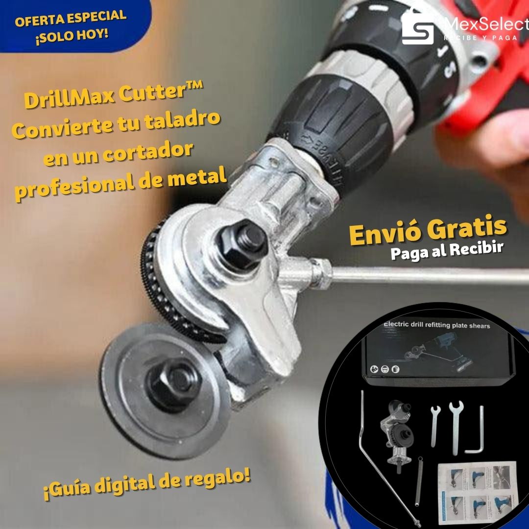 DrillMax Cutter™  Convierte tu taladro en un cortador profesional de metal
