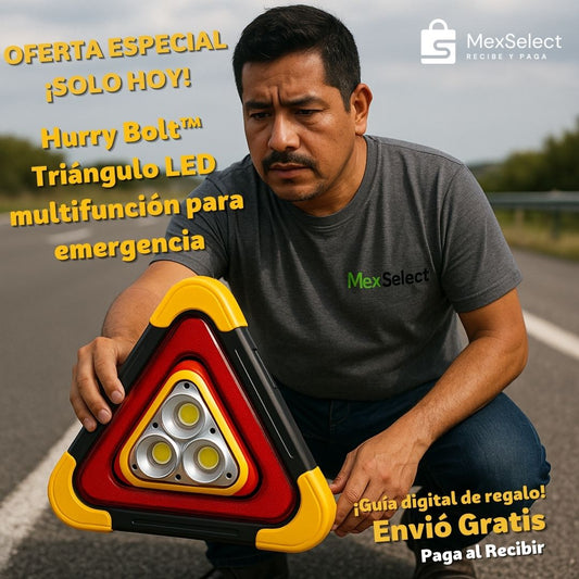 Hurry Bolt™ Triángulo LED multifunción para emergencia
