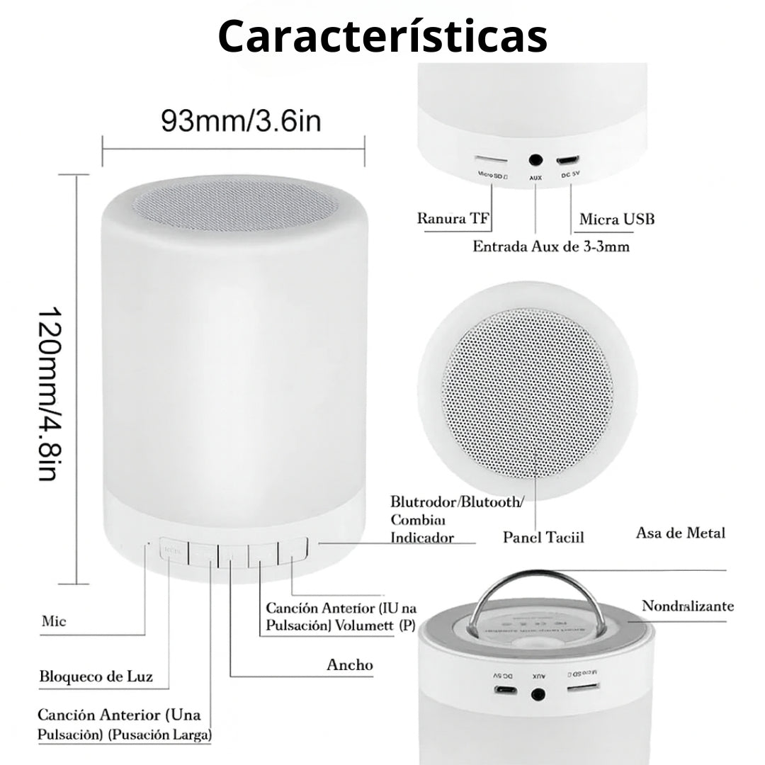 LumiBeat™ Luz, Música y Ambiente en un Solo Toque