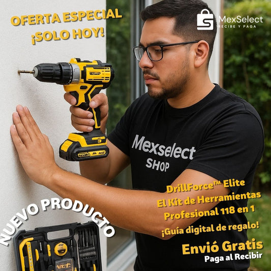 DrillForce™ Elite El Kit de Herramientas Profesional 118 en 1