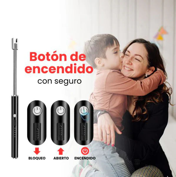 EncendEasy™ Encendido sin flama, seguro y recargable para exterior 2x1