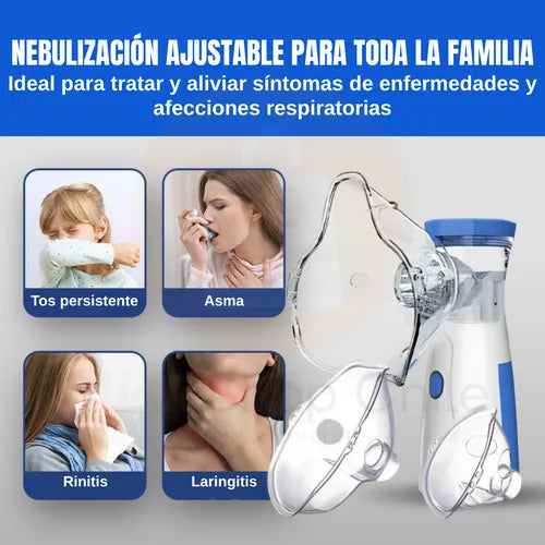 AeroMist™ – Bienestar Respiratorio Portátil y Efectivo