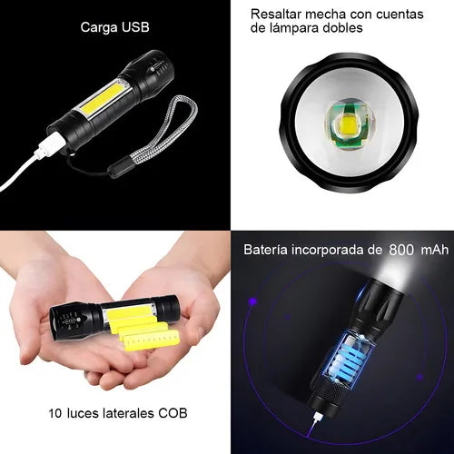 LuxTorch™ – La linterna táctica mini que nunca te deja a oscuras
